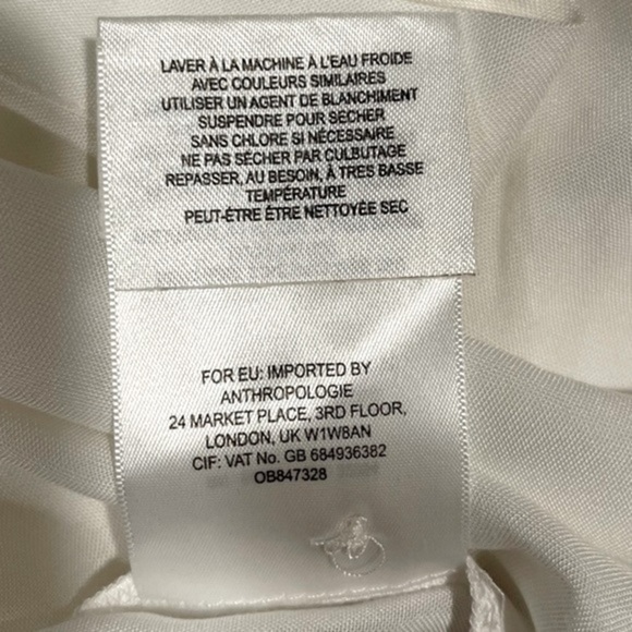 Anthropologie Maeve button up tie front top - Picture 7 of 10